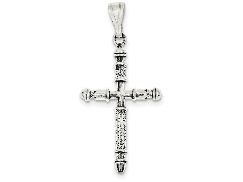 FJC Finejewelers Sterling Silver Antiqued Cross Pendant Necklace - Chain Included