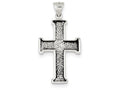 FJC Finejewelers Sterling Silver Antiqued Cross Pendant Necklace - Chain Included