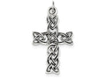 FJC Finejewelers Sterling Silver Antiqued Celtic Cross Pendant Necklace - Chain Included