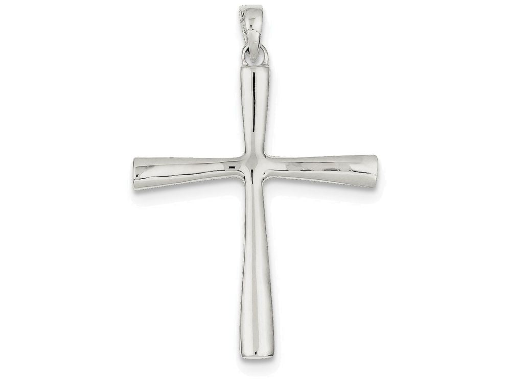 FJC Finejewelers Sterling Silver Cross Pendant Necklace - Chain Included