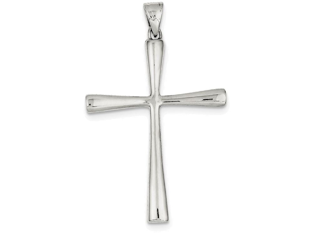 FJC Finejewelers Sterling Silver Cross Pendant Necklace - Chain Included