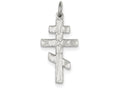 FJC Finejewelers Sterling Silver Eastern Orthodox Cross Charm