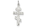 FJC Finejewelers Sterling Silver Eastern Orthodox Cross Charm