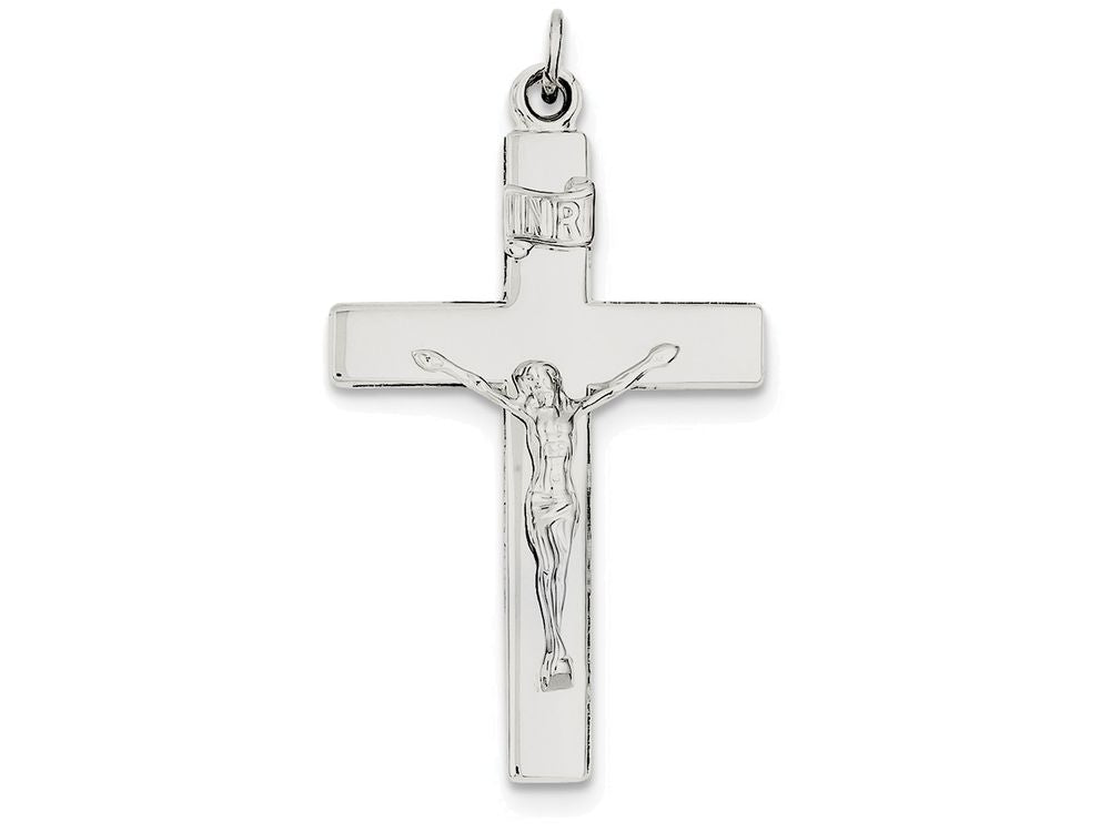 FJC Finejewelers Sterling Silver Crucifix Pendant Necklace - Chain Included