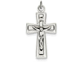 FJC Finejewelers Sterling Silver Inri Crucifix Pendant Necklace - Chain Included