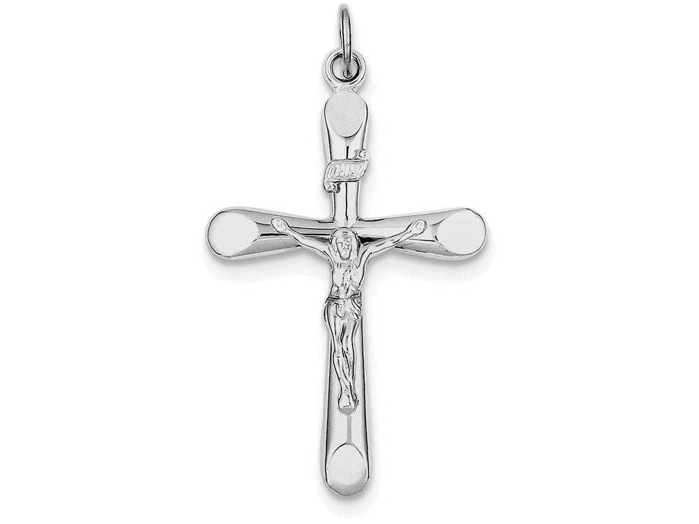 FJC Finejewelers Sterling Silver Inri Crucifix Pendant Necklace - Chain Included