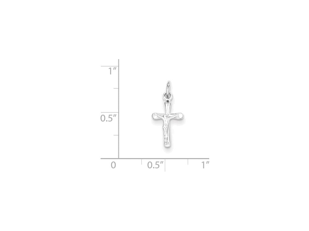 FJC Finejewelers Sterling Silver Crucifix Charm