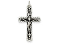 FJC Finejewelers Sterling Silver Inri Crucifix Pendant Necklace - Chain Included