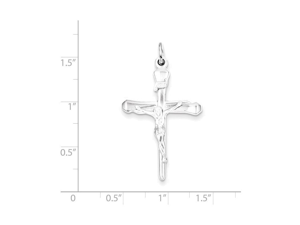 FJC Finejewelers Sterling Silver Crucifix Pendant Necklace - Chain Included