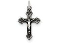 FJC Finejewelers Sterling Silver Antiqued Inri Crucifix Pendant Necklace - Chain Included