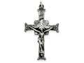 FJC Finejewelers Sterling Silver Antiqued Inri Crucifix Pendant Necklace - Chain Included