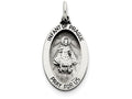 FJC Finejewelers Sterling Silver Antiqued Infant Of Prague Medal Pendant Necklace - Chain Included