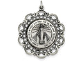 FJC Finejewelers Sterling Silver Antiqued Miraculous Medal Pendant Necklace - Chain Included