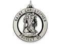 FJC Finejewelers Sterling Silver St. Christopher Medal Pendant Necklace - Chain Included