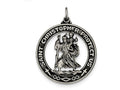 FJC Finejewelers Sterling Silver St. Christopher Medal Pendant Necklace - Chain Included