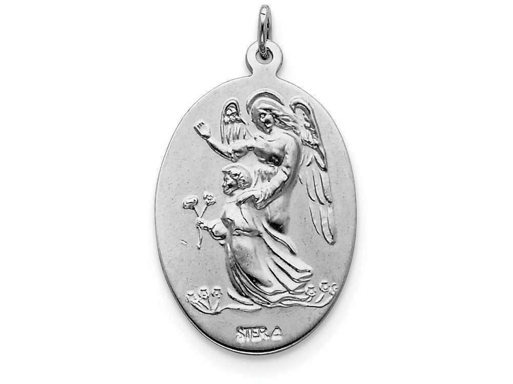 FJC Finejewelers Sterling Silver St. Michael Medal Pendant Necklace - Chain Included