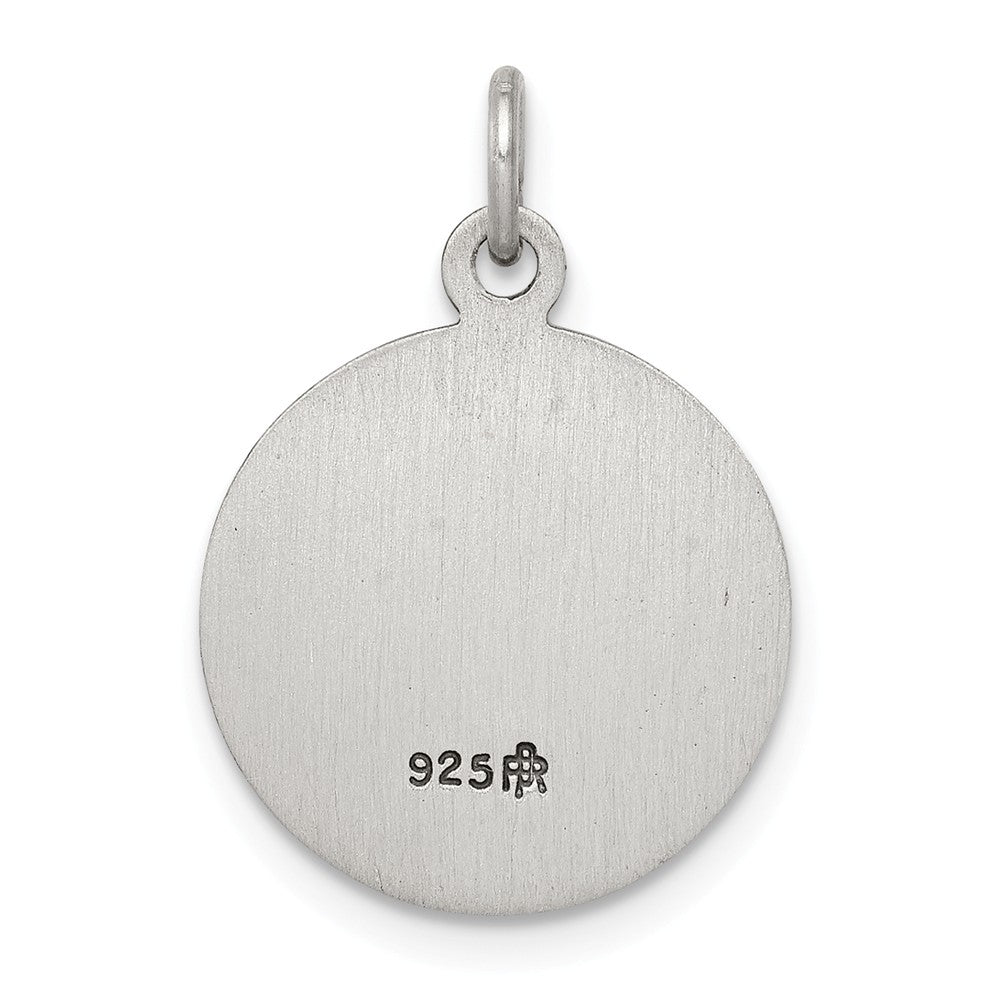 FJC Finejewelers Sterling Silver St. Peregrine Medal Pendant Necklace - Chain Included