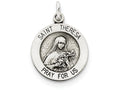 FJC Finejewelers Sterling Silver St. Theresa Medal Pendant Necklace - Chain Included