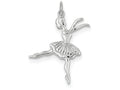 FJC Finejewelers Sterling Silver Ballerina Charm