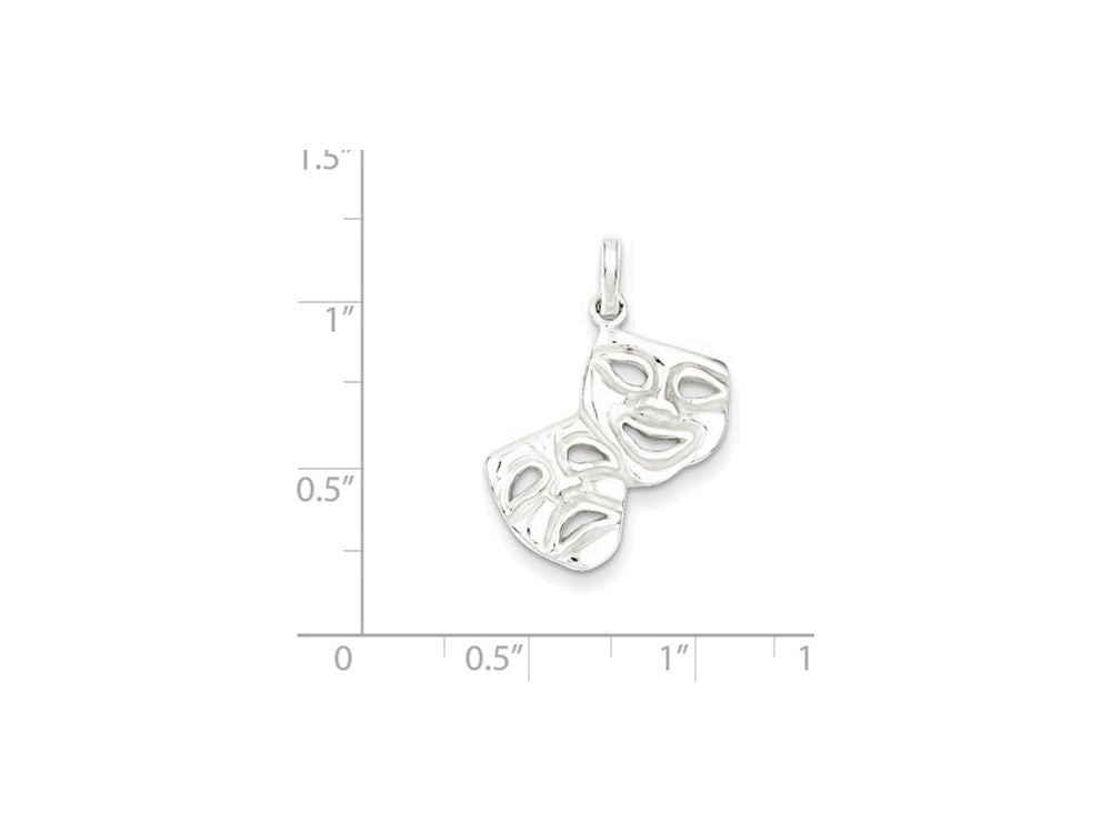 FJC Finejewelers Sterling Silver Comedy/tragedy Charm