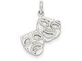 FJC Finejewelers Sterling Silver Comedy/tragedy Charm