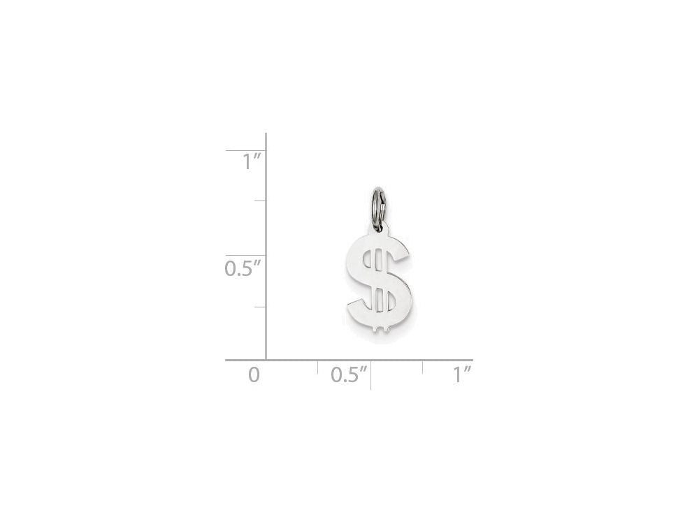 FJC Finejewelers Sterling Silver Dollar Sign Charm