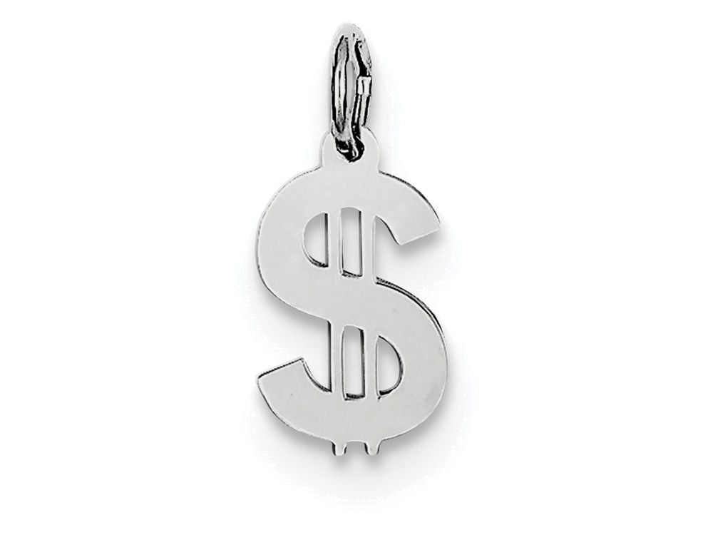 FJC Finejewelers Sterling Silver Dollar Sign Charm