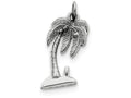 FJC Finejewelers Sterling Silver Palm Tree Charm