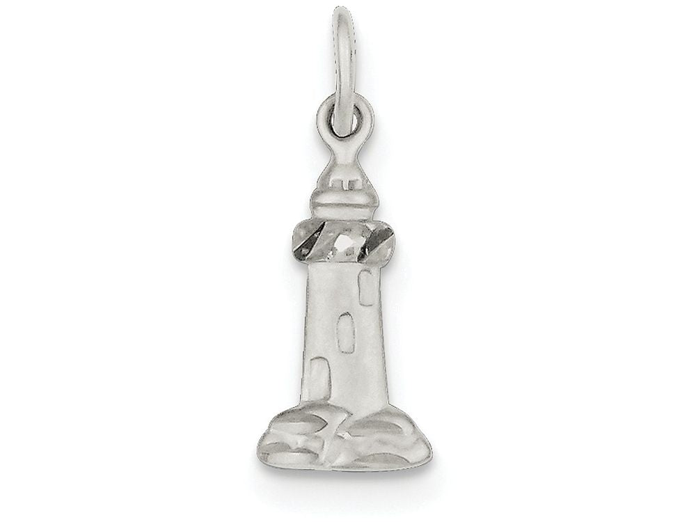 FJC Finejewelers Sterling Silver Lighthouse Charm