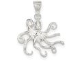 FJC Finejewelers Sterling Silver Octopus Charm