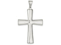 FJC Finejewelers Sterling Silver Hollow Cross Pendant Necklace - Chain Included