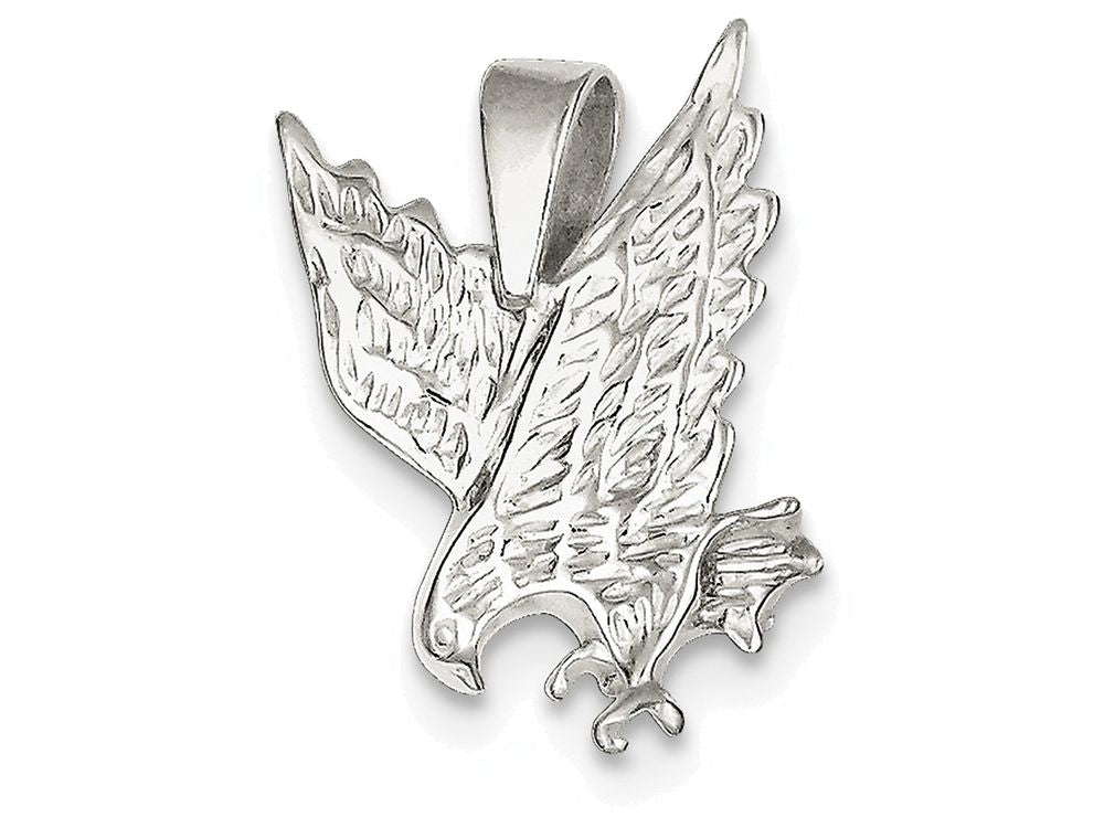 FJC Finejewelers Sterling Silver Eagle Pendant Necklace - Chain Included