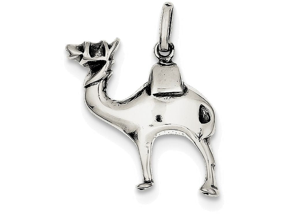 FJC Finejewelers Sterling Silver Antiqued Camel Charm