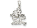 FJC Finejewelers Sterling Silver Dragon Pendant Necklace - Chain Included