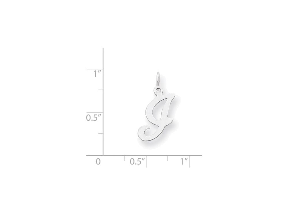 FJC Finejewelers Sterling Silver Stamped Initial I Charm