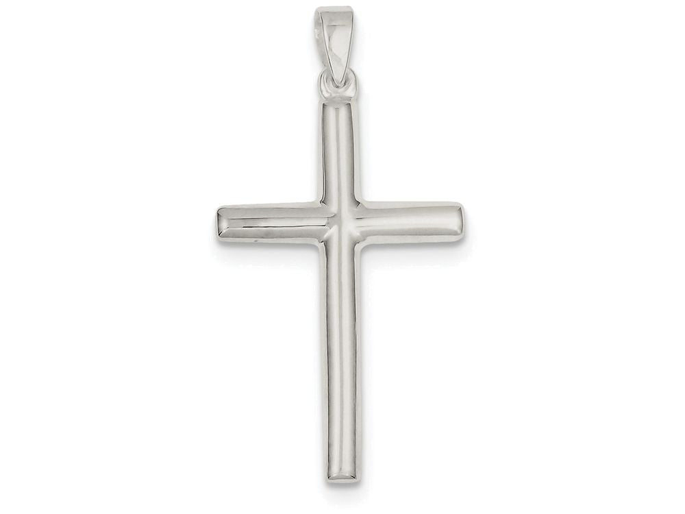 FJC Finejewelers Sterling Silver Cross Pendant Necklace - Chain Included