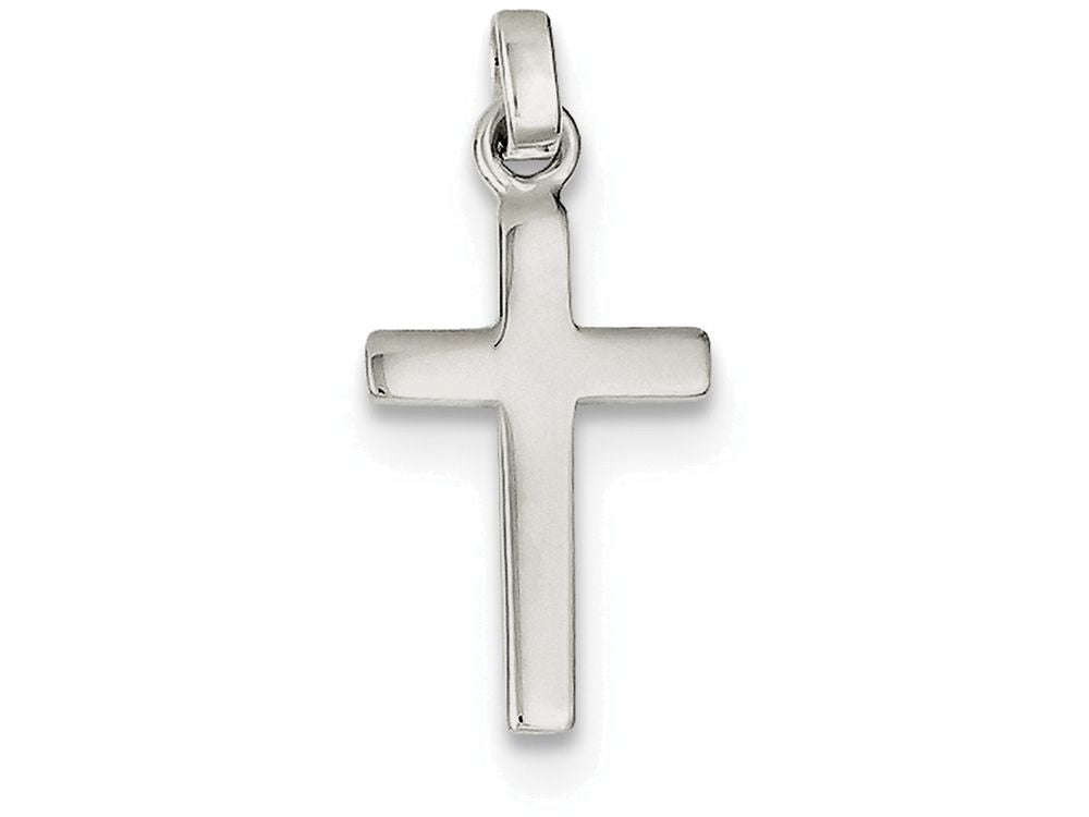 FJC Finejewelers Sterling Silver Polished Cross Charm