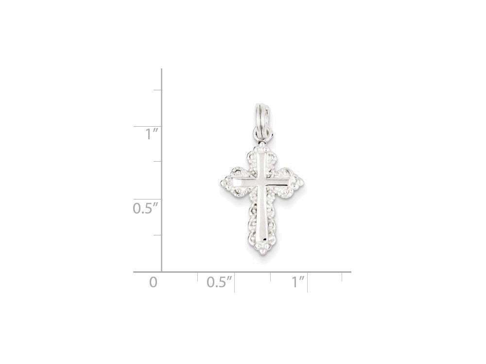 FJC Finejewelers Sterling Silver Cross Charm