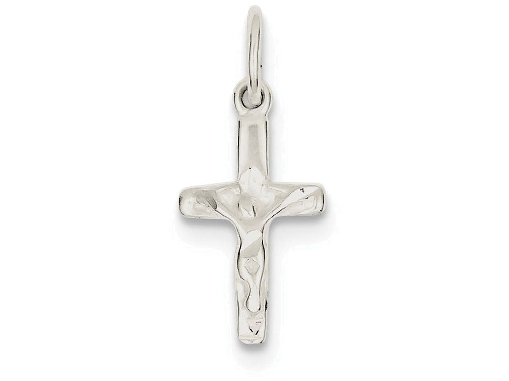 FJC Finejewelers Sterling Silver Small Crucifix Charm