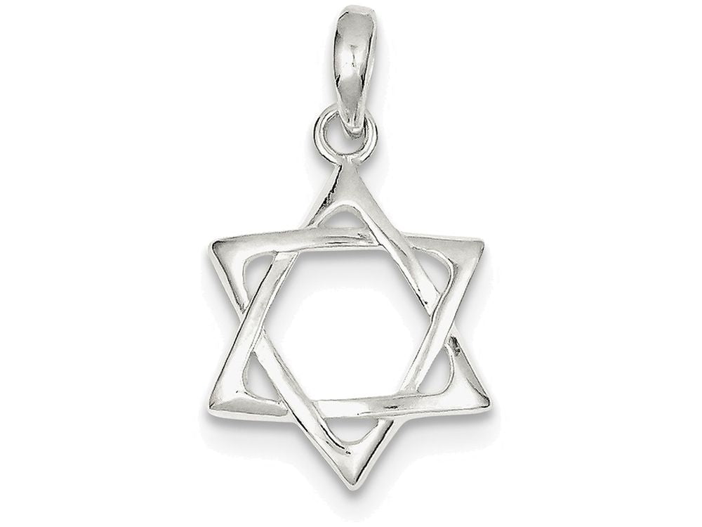 FJC Finejewelers Sterling Silver Star Of David Pendant Necklace - Chain Included