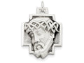 FJC Finejewelers Sterling Silver Ecce Homo Medal Pendant Necklace - Chain Included
