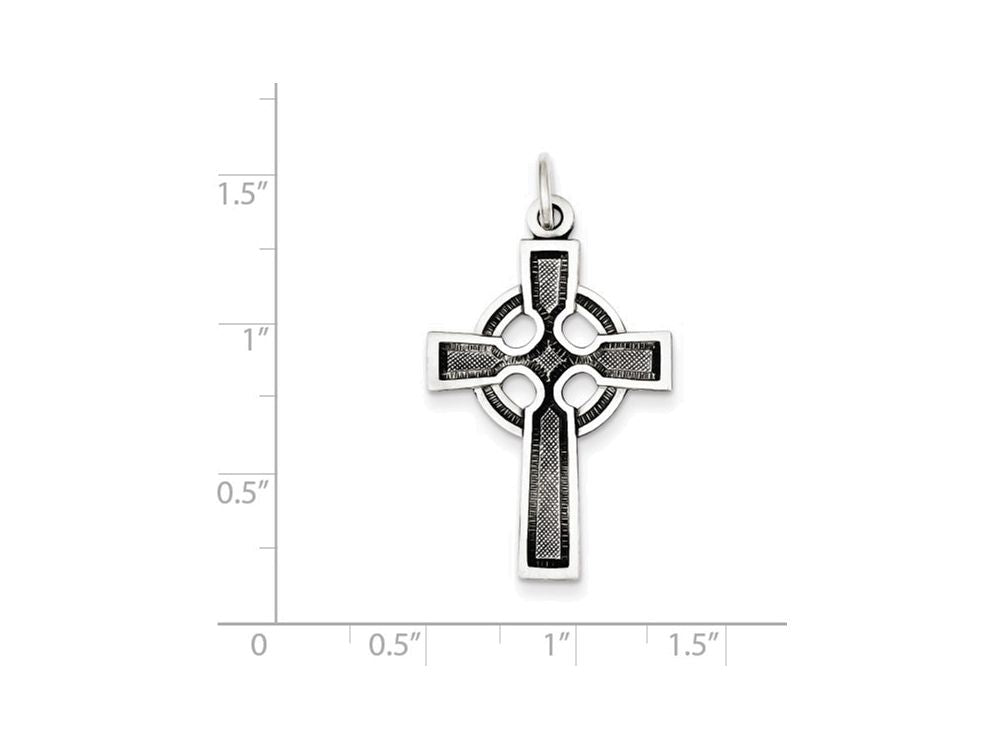 FJC Finejewelers Sterling Silver Celtic Cross Charm