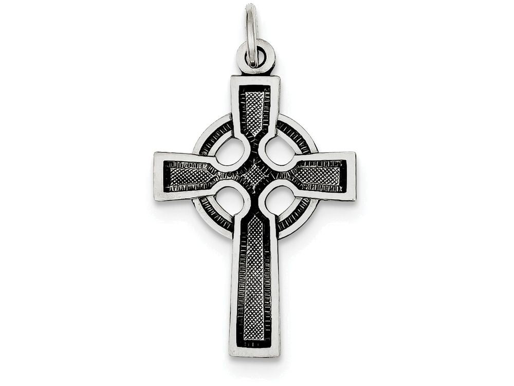 FJC Finejewelers Sterling Silver Celtic Cross Charm