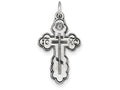 FJC Finejewelers Sterling Silver Eastern Orthodox Cross Charm