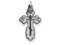 FJC Finejewelers Sterling Silver Eastern Orthodox Cross Charm