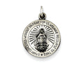 FJC Finejewelers Sterling Silver Antiqued Miraculous Medal Pendant Necklace - Chain Included