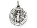 FJC Finejewelers Sterling Silver Antiqued Miraculous Medal Pendant Necklace - Chain Included
