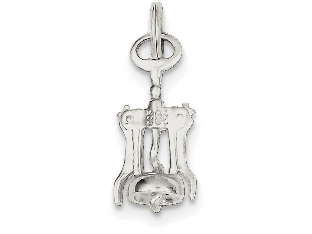 FJC Finejewelers Sterling Silver Wine Bottle Opener Charm