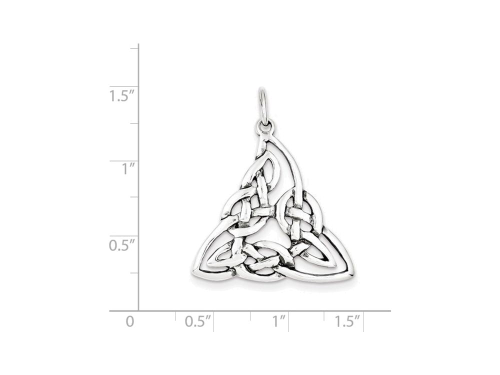 FJC Finejewelers Sterling Silver Celtic Charm