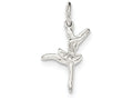 FJC Finejewelers Sterling Silver Ballerina Charm